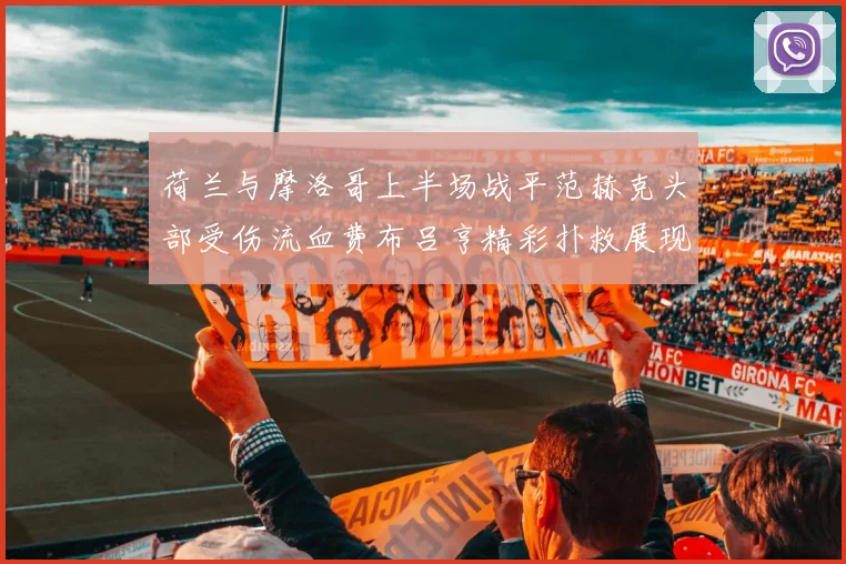 荷兰与摩洛哥上半场战平范赫克头部受伤流血费布吕亨精彩扑救展现实力